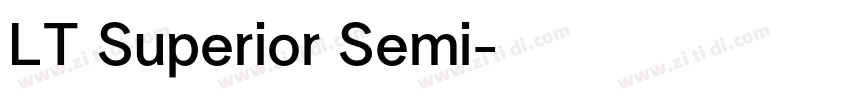LT Superior Semi字体转换